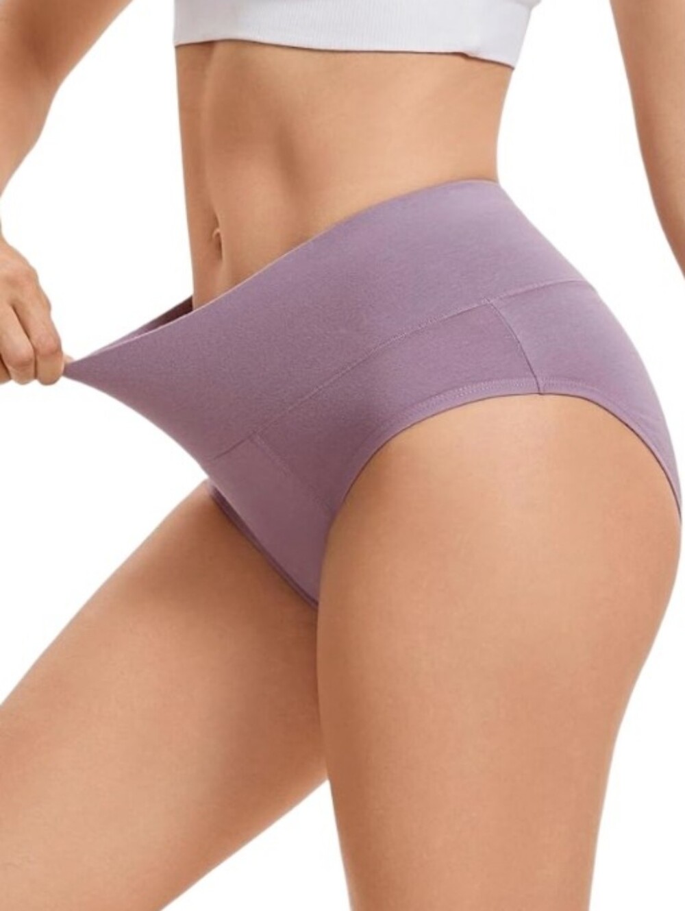 High-Waist Period Underwear Pack Of 3 Seamless Briefs - Sz XL